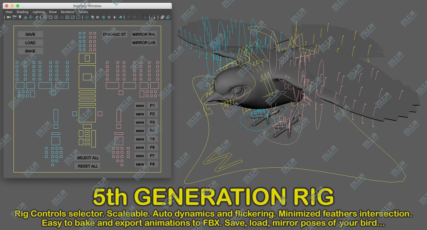 images/goods_img/202104092/3D Eurasian Blue Tit RIgged model/3.jpg
